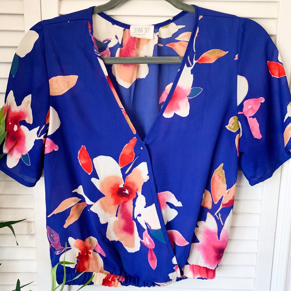 Sienna Sky Flower Blouse